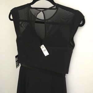 Black Mesh mini dress